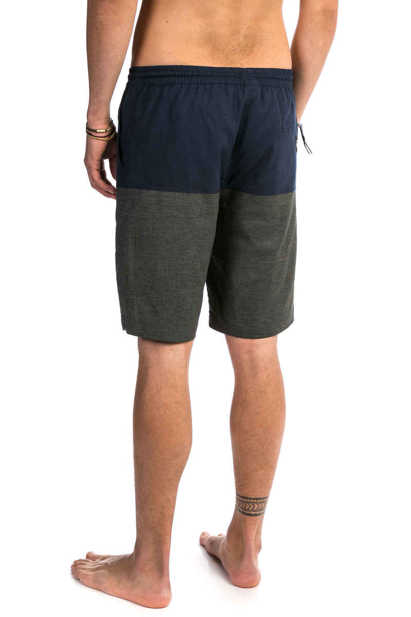 Cleptomanicx Hemp Jam Boardshorts (heather dark grey dark navy)