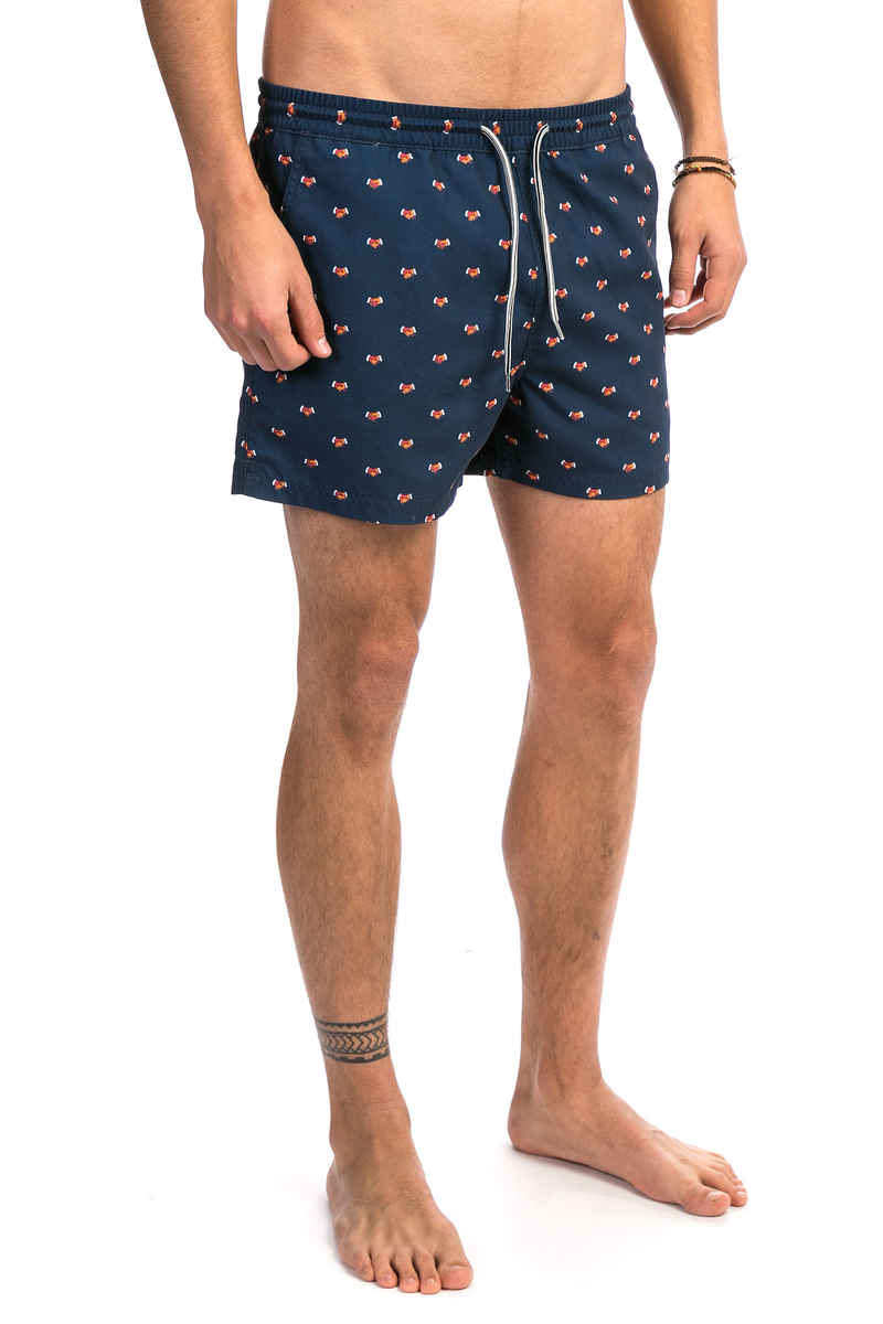 Cleptomanicx Jam Pattern 3 Pantaloncini da surf (dark navy)