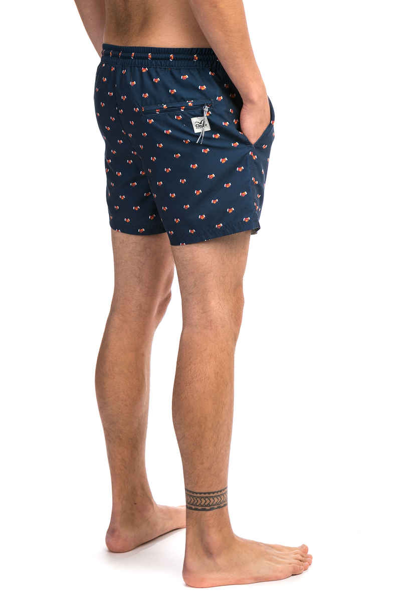Cleptomanicx Jam Pattern 3 Pantaloncini da surf (dark navy)