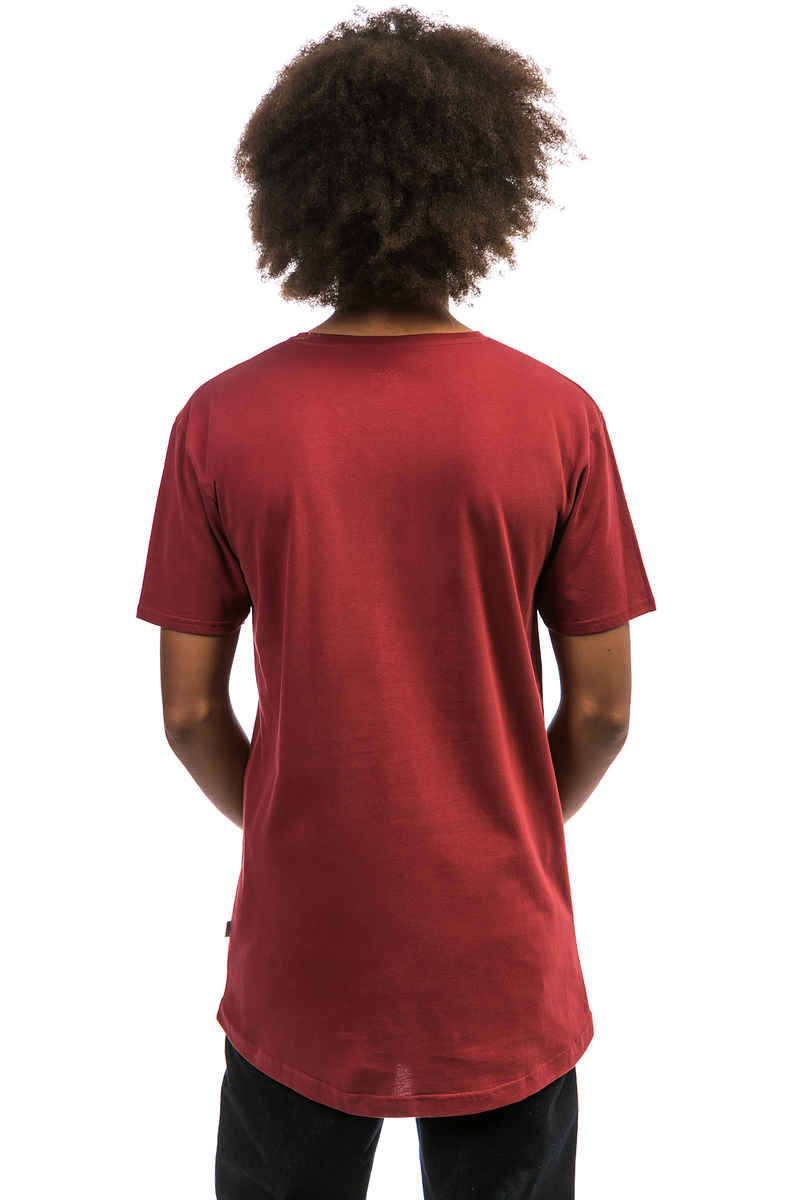 Cleptomanicx Ligull Long 2 T-Shirt (merlot red)