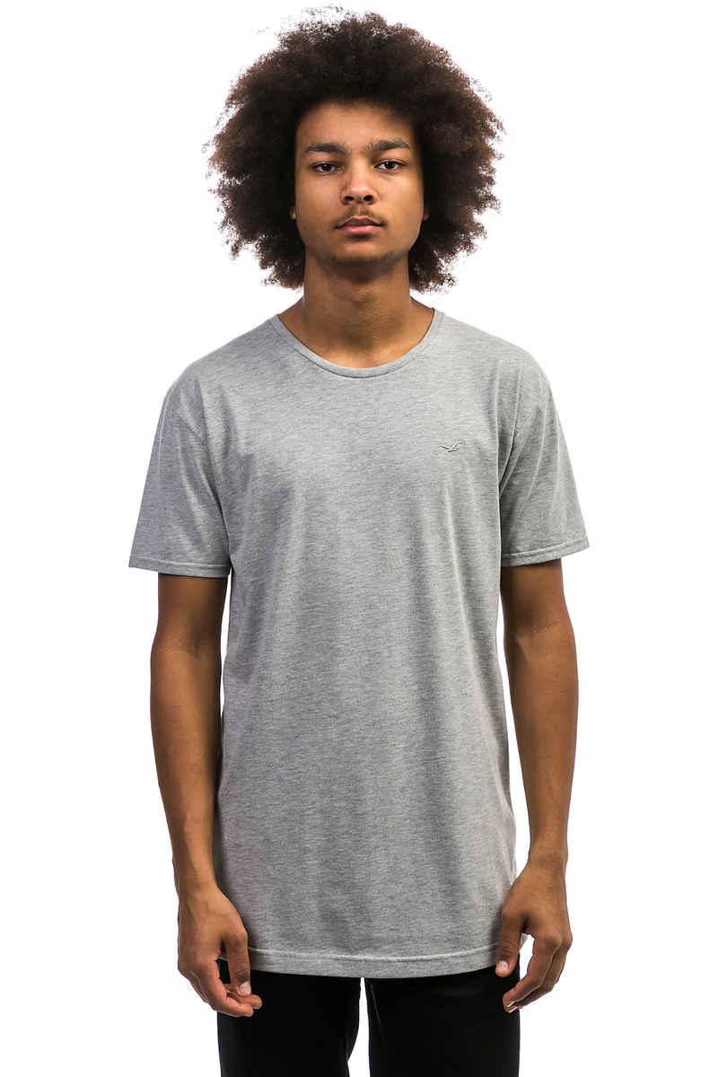 Cleptomanicx Ligull Long 2 T-Shirt (heather grey)