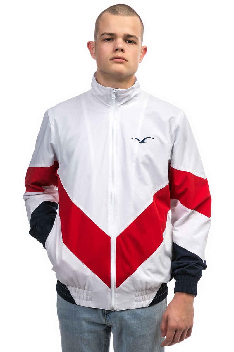 Cleptomanicx Track Jacke (white)