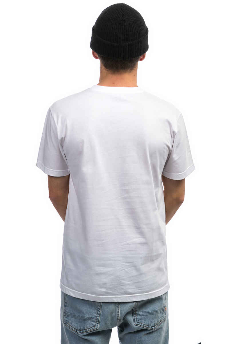 Cleptomanicx Global T-Shirt (white)