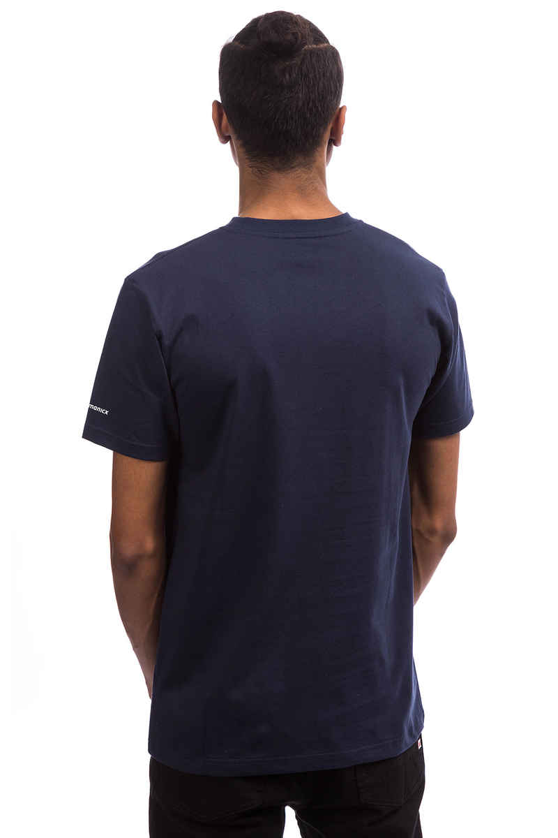 Cleptomanicx Möwe T-Shirt (dark navy white)