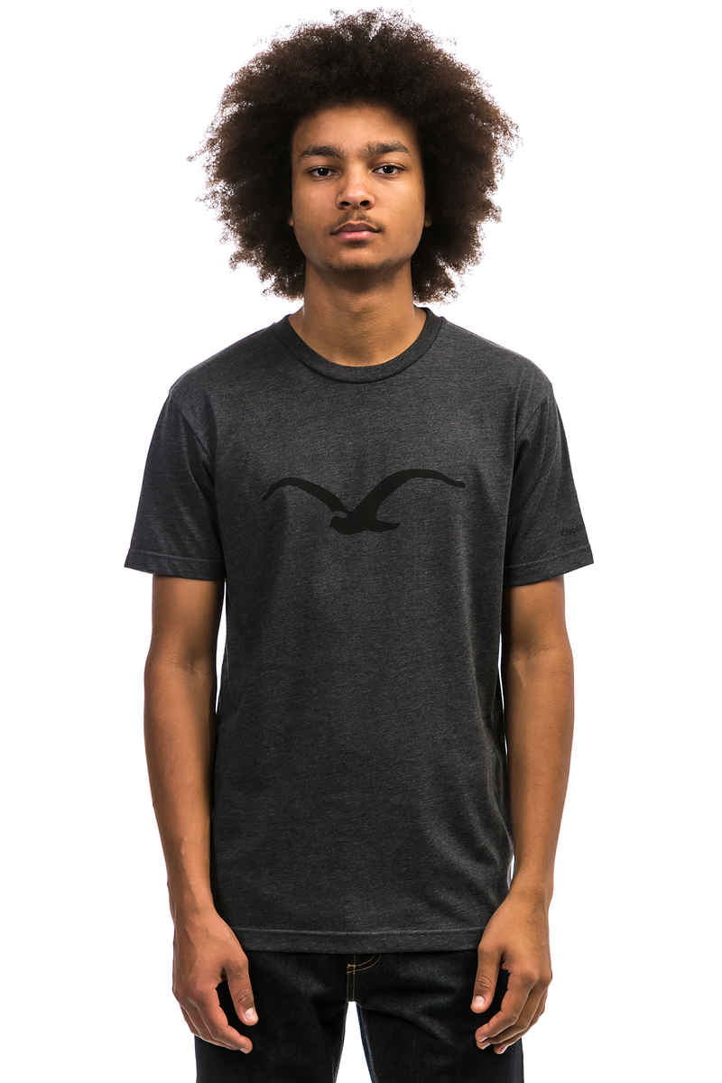 Cleptomanicx Möwe Tonal T-Shirt (heather black)