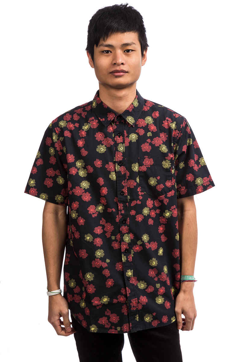 Obey Felix Kurzarm-Hemd (black multi)