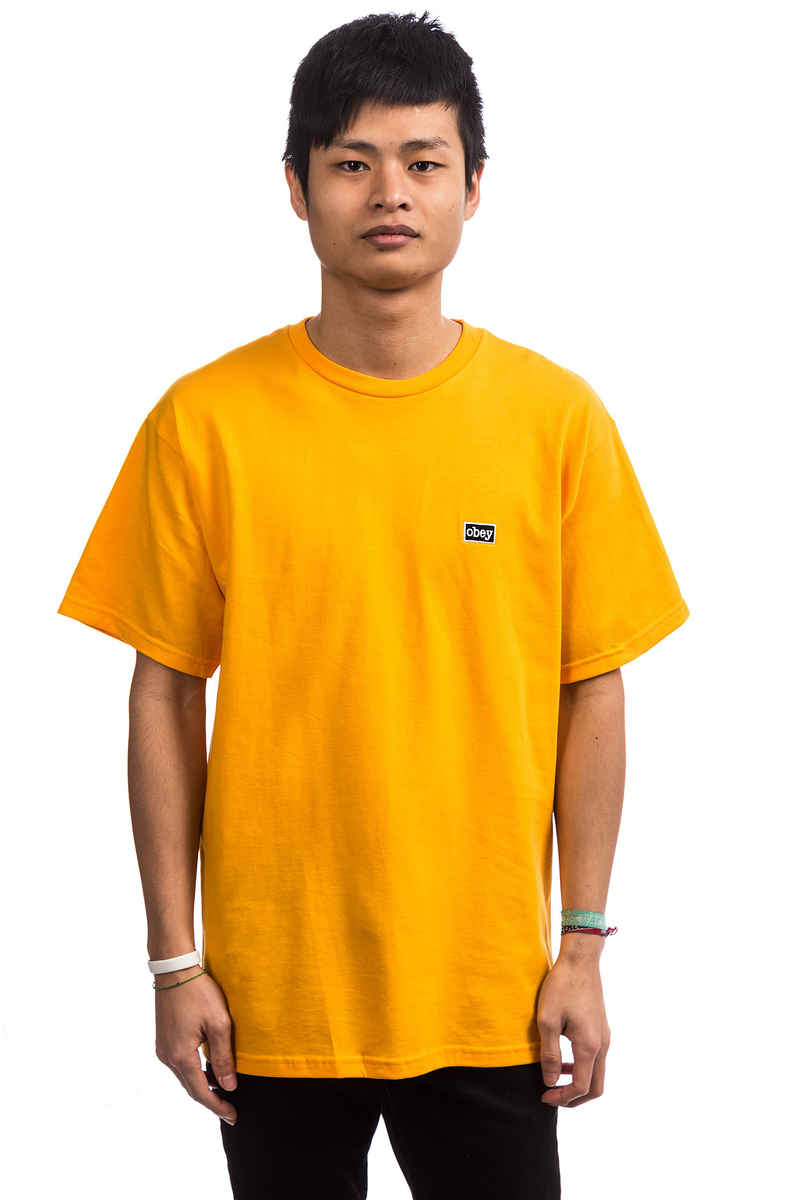 Obey Typewriter T-Shirt (gold)