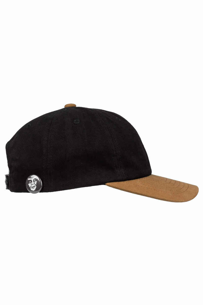 Obey 90'S Jumble Bar 6 Panel Cap (black tan)