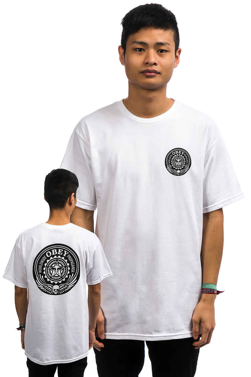 Obey Skull And Wings T-Shirt (white)
