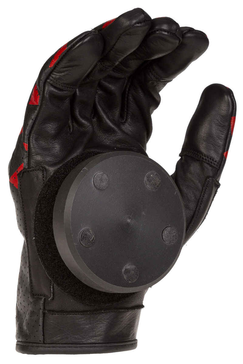 Bam Bam Skate Leather Slide Handschuhe (black red)