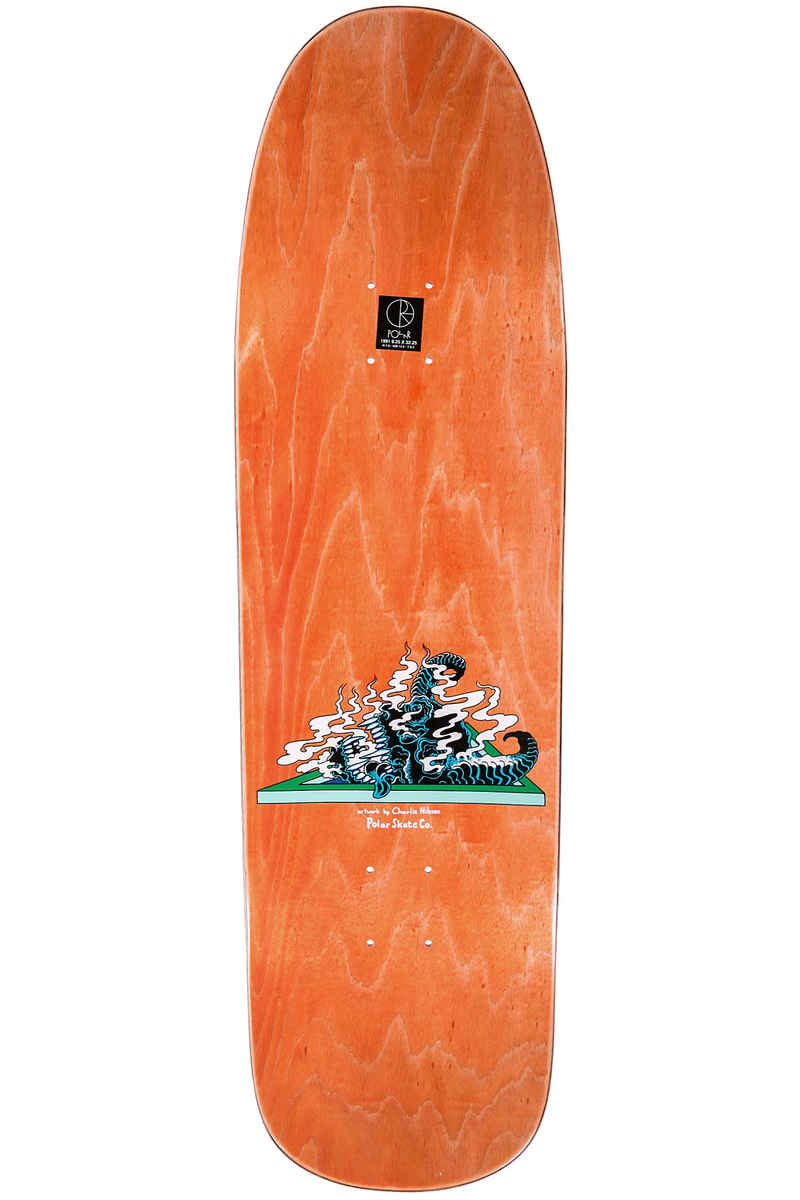 Polar Skateboards Halberg Beast Mode 9.25" Deck (orange)