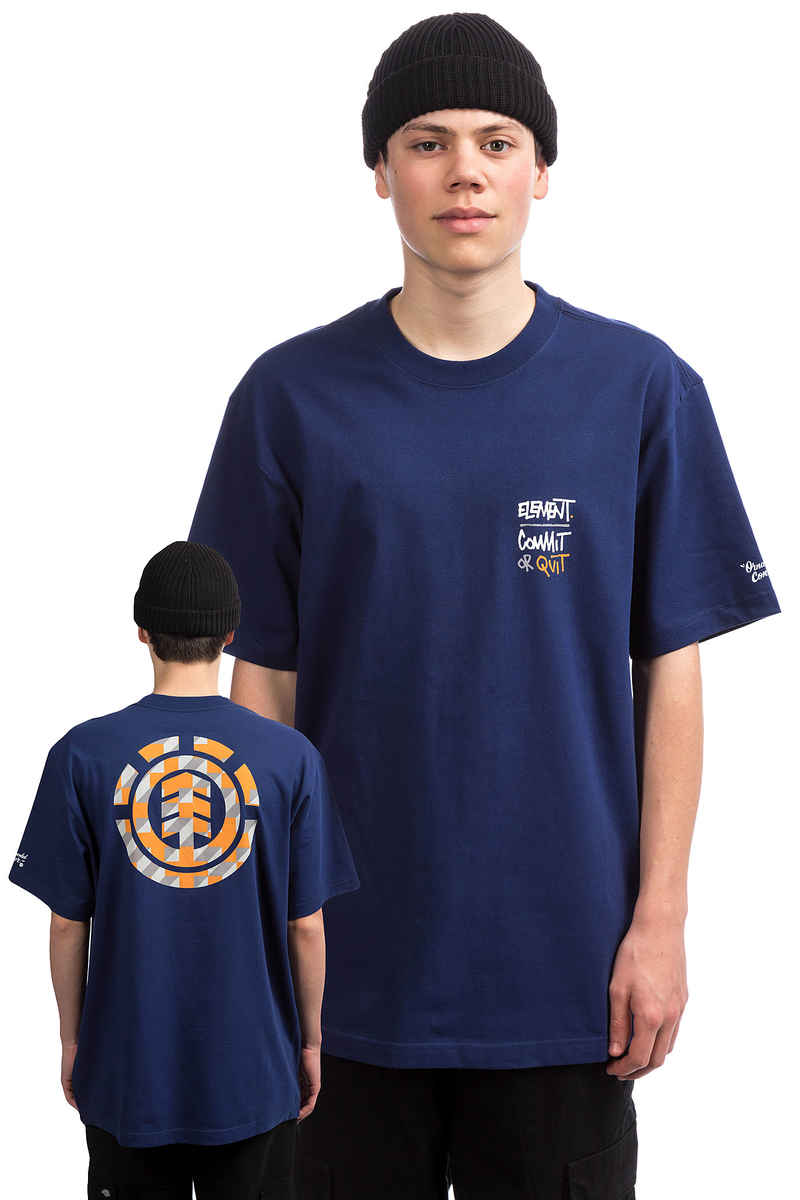 Element Commit Icon Camiseta (boise blue)