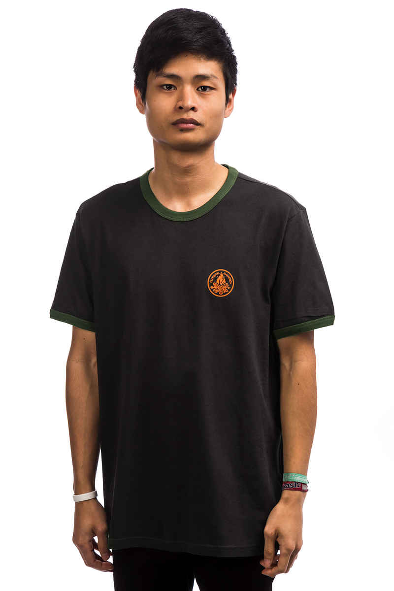 Element Awareness Ringer T-Shirt (off black)