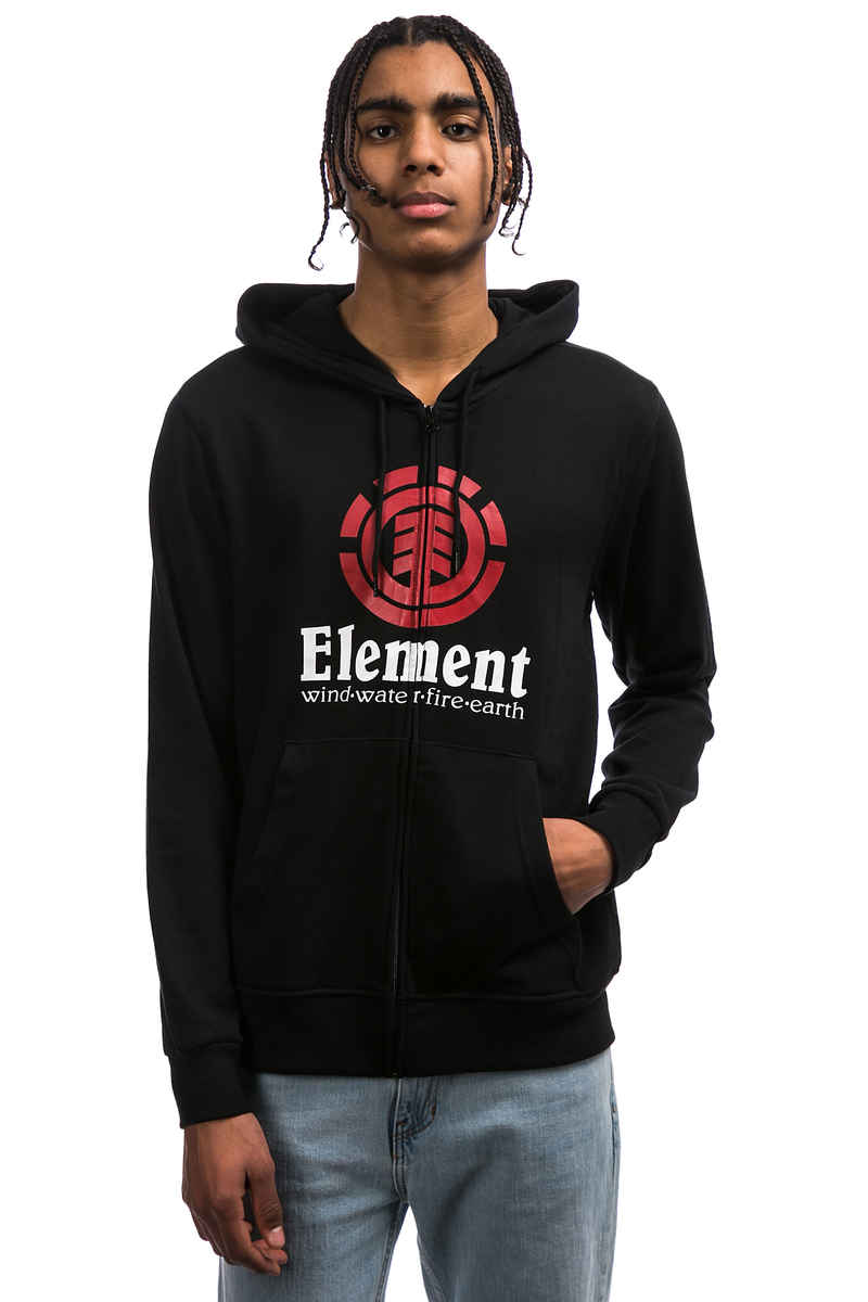 Element Vertical Sudadera con cremallera (flint black)