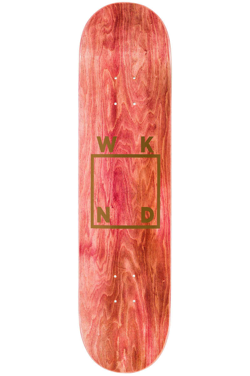 WKND Gold Logo 8" Deck (maroon)