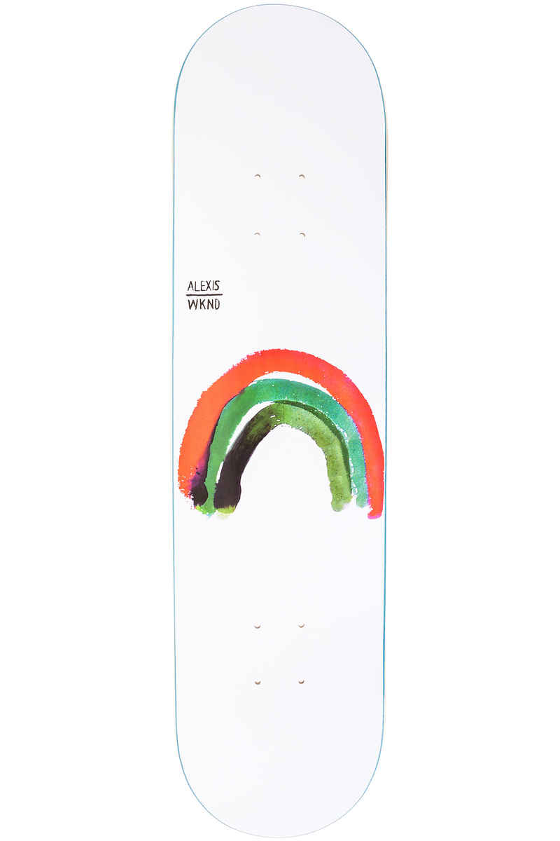 WKND Sablone Rainbow 8" Planche Skate (white)