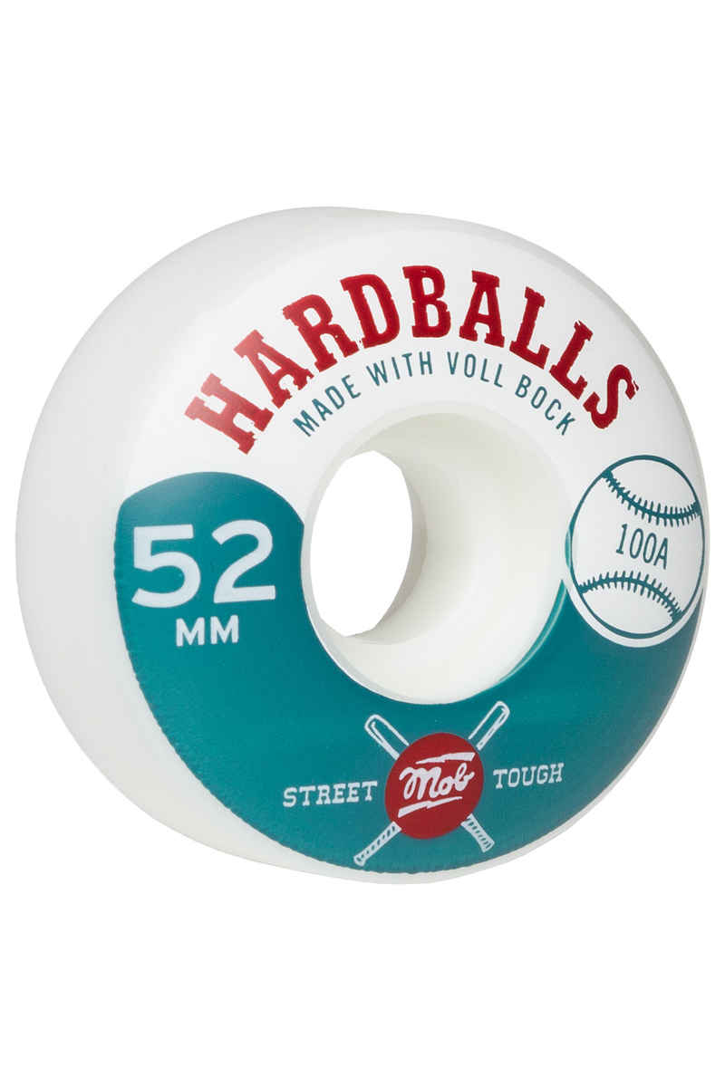 MOB Skateboards Hardballs Roue (white) 52mm 100A 4 Pack