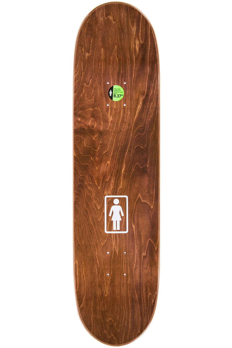 Girl Carroll Crack Raider 8.375" Tavola (white black)