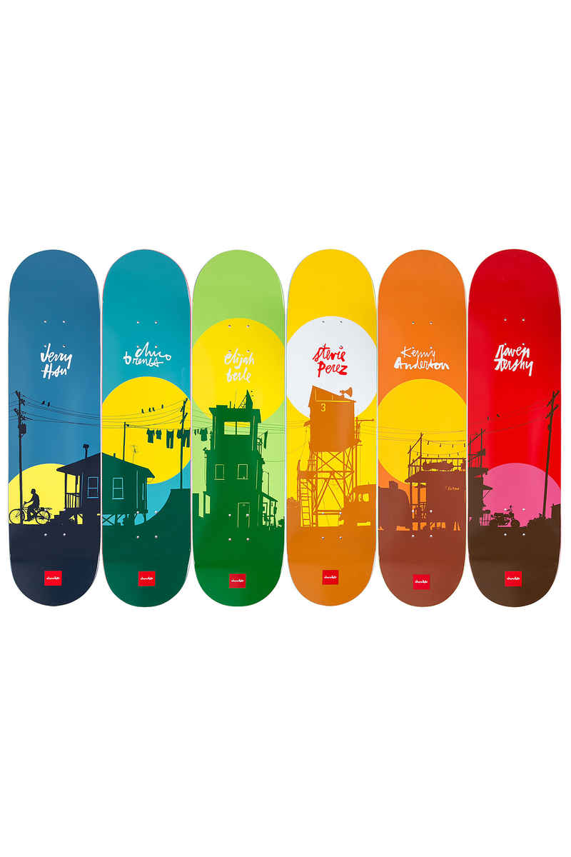 Chocolate Anderson Sun 8.125" Deck (orange)