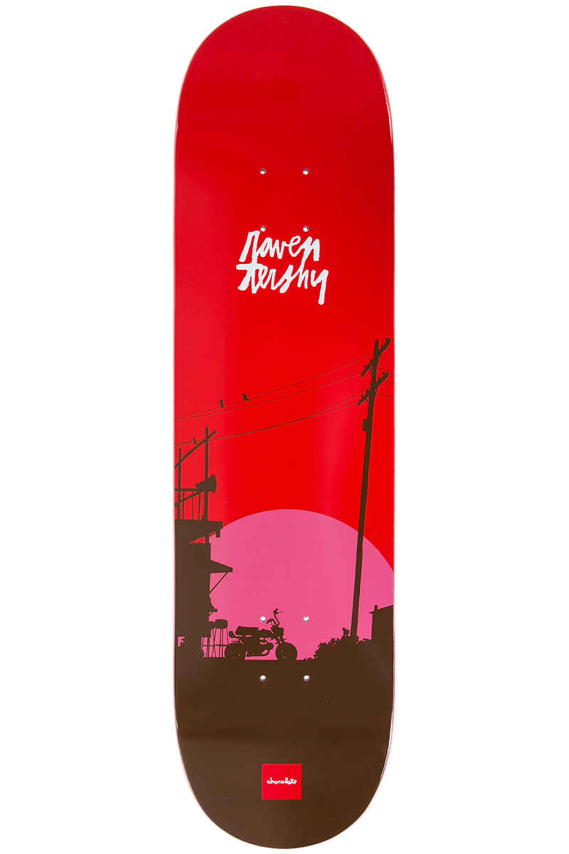 Chocolate Tershy Sun 8.5" Deck (red)