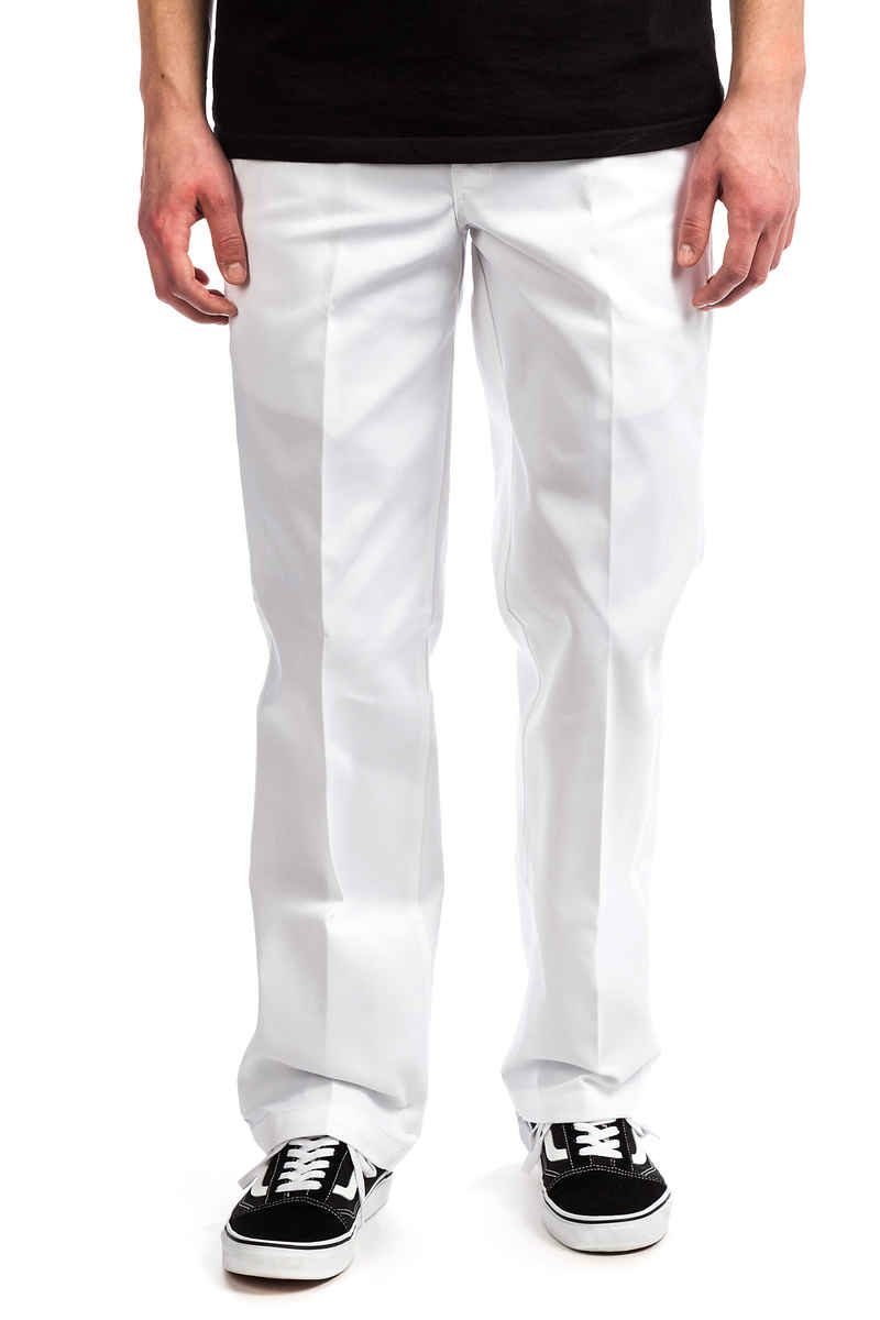Dickies 873 Slim Straight Workpant Pantalons (white)