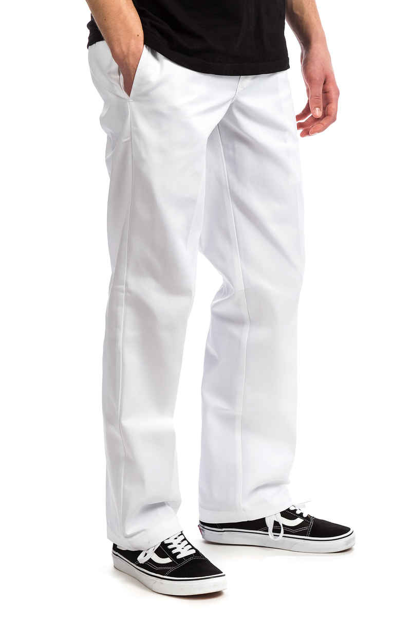 Dickies 873 Slim Straight Workpant Pantalons (white)