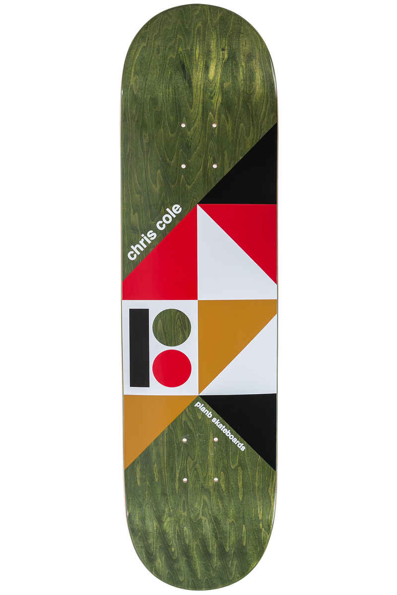 Plan B Cole Geometrics 8.25" Planche Skate (multi)