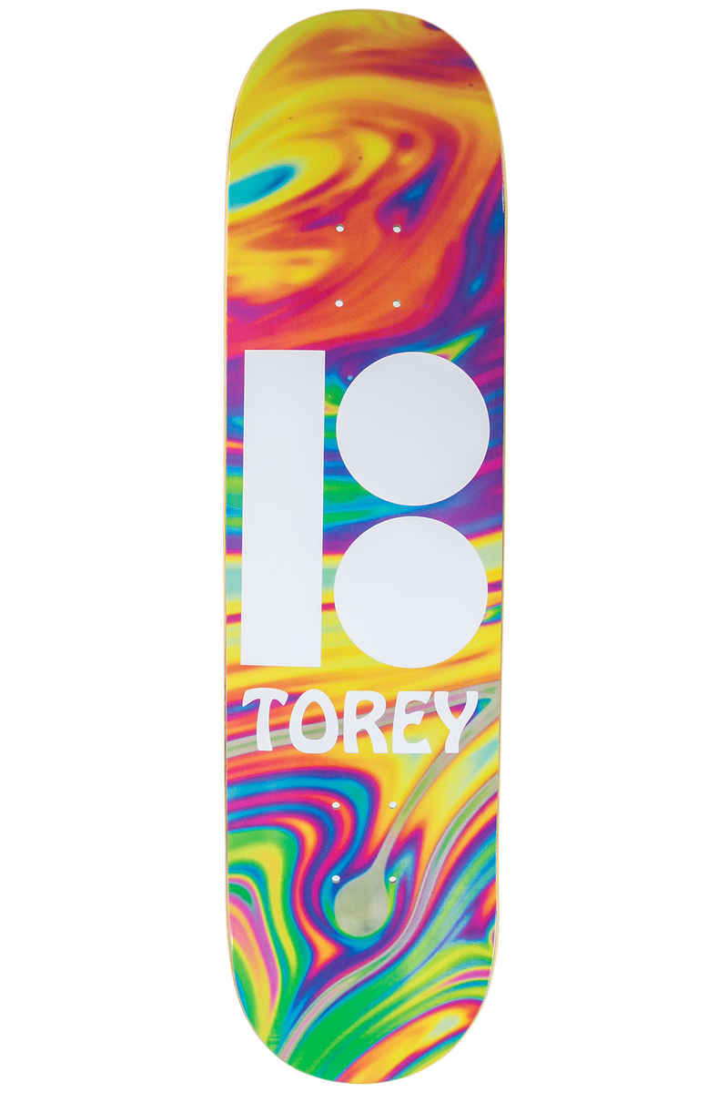 Plan B Pudwill Wavy BLK ICE 8.125" Planche Skate (multi)