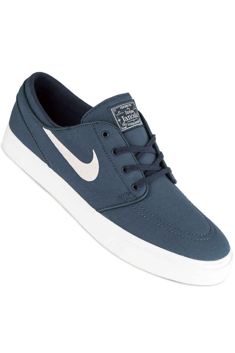 Nike SB Zoom Stefan Janoski Canvas Shoes (thunder blue light bone)