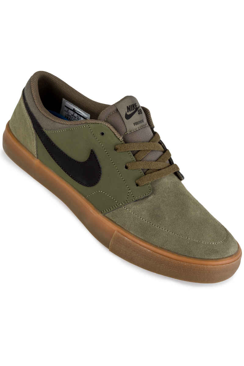 Nike SB Solarsoft Portmore II Shoes (medium olive black)