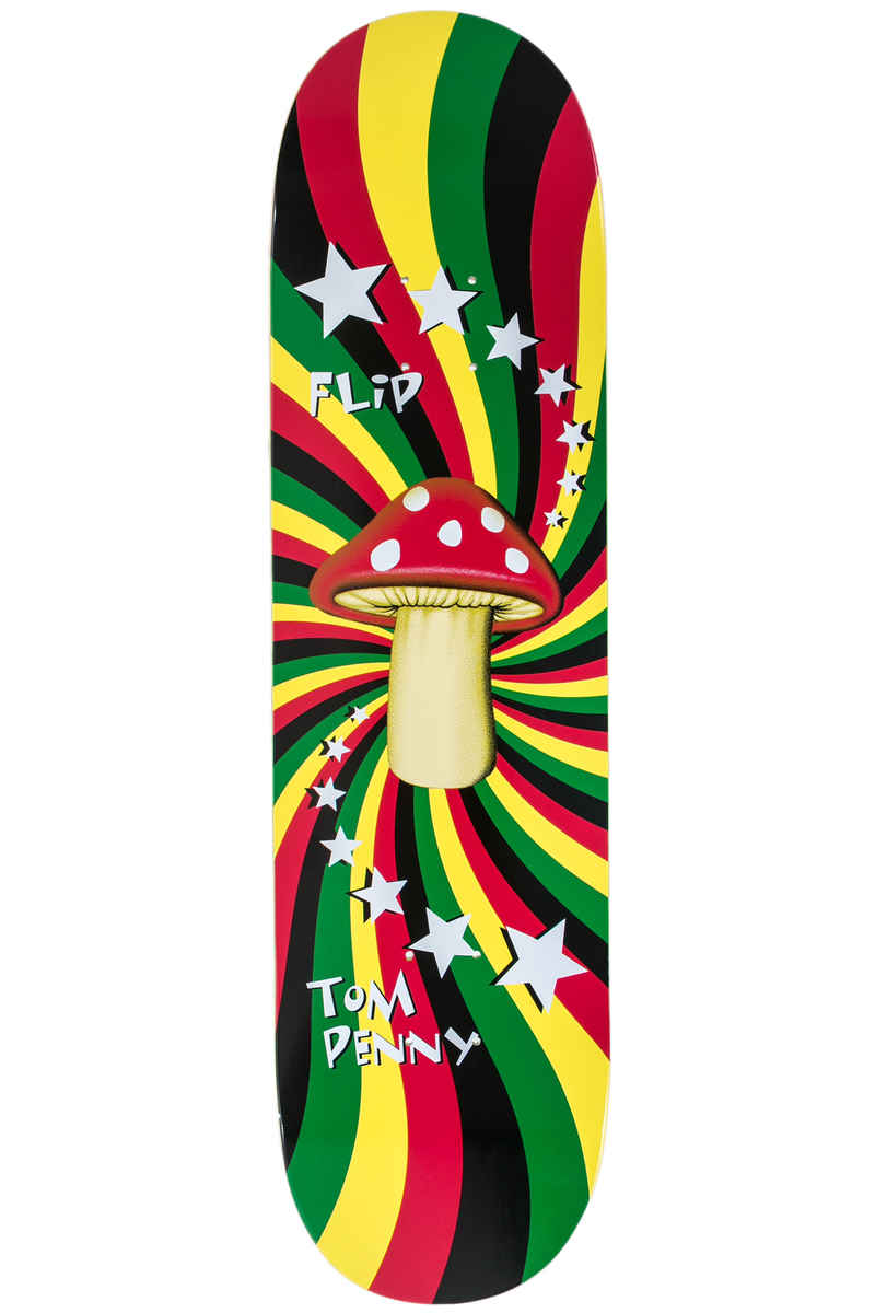 Flip Penny Rasta Shroom 8.25" Deck