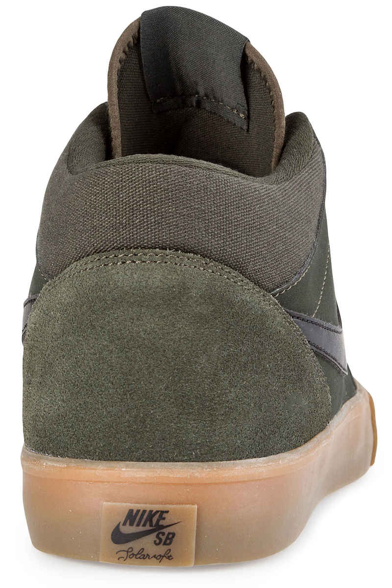 Nike SB Solarsoft Portmore II Mid Shoes (sequoia black gum)