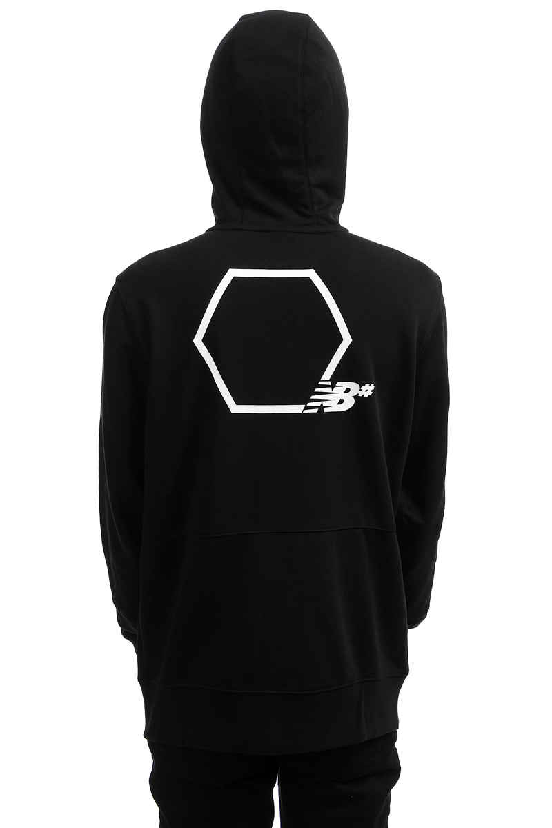 New Balance Numeric Hex Zip-Sweatshirt avec capuchon (black)