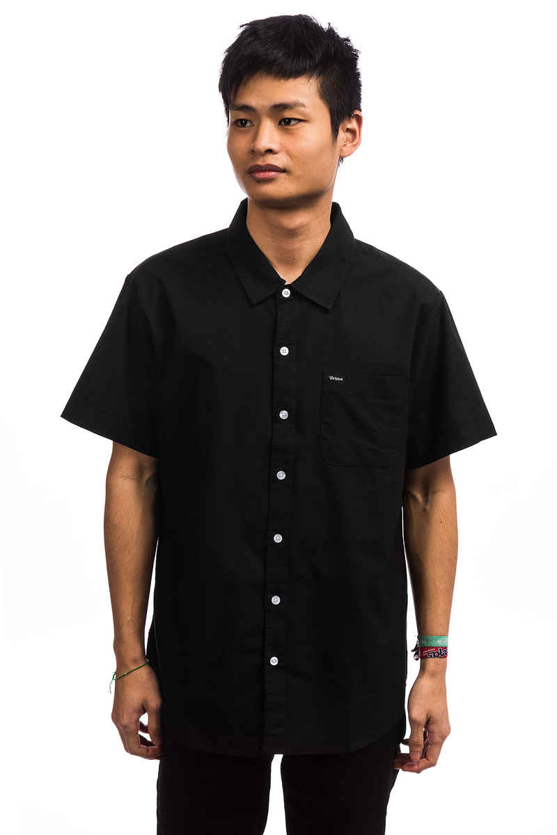 Brixton Charter Oxford Chemise-courtes-manches (black)