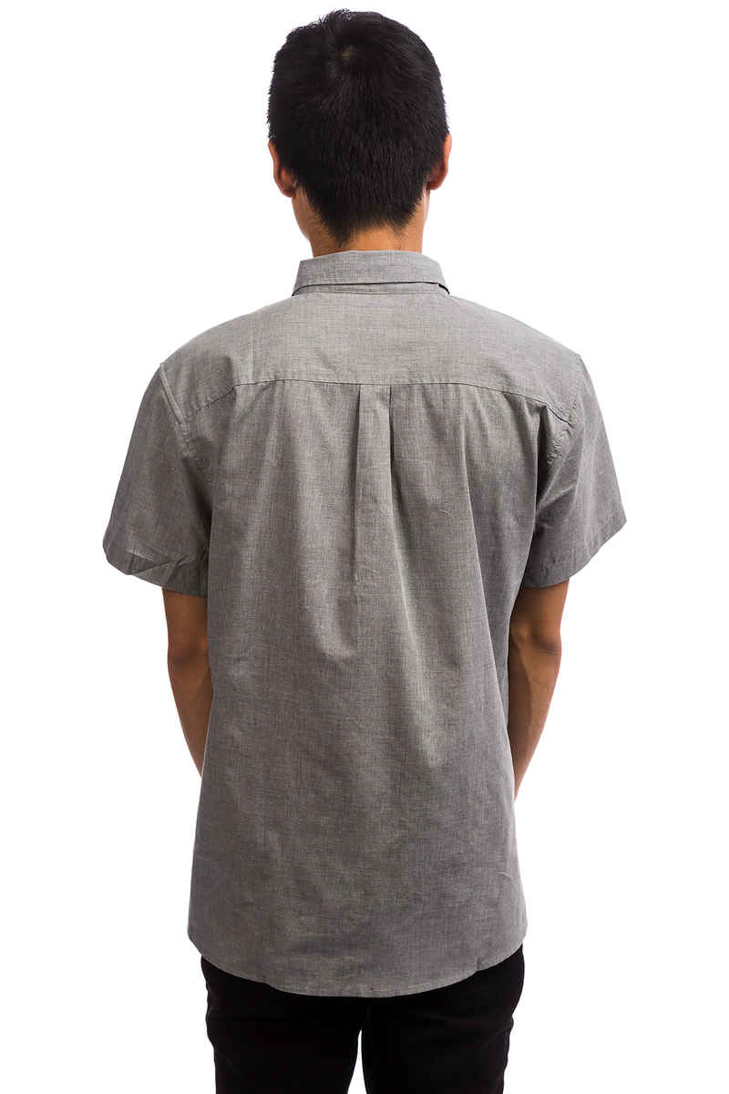 Brixton Central Kurzarm-Hemd (heather grey)