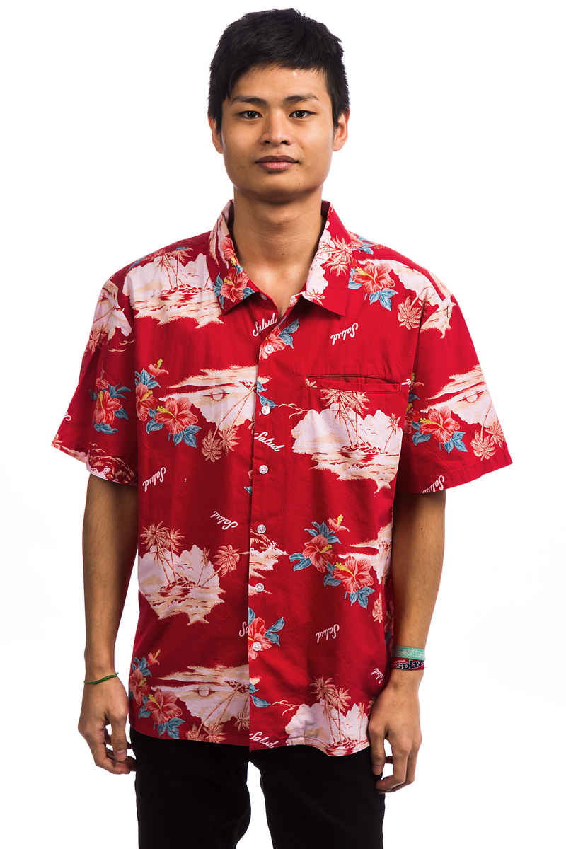 Brixton Bueller Chemise-courtes-manches (red cream)