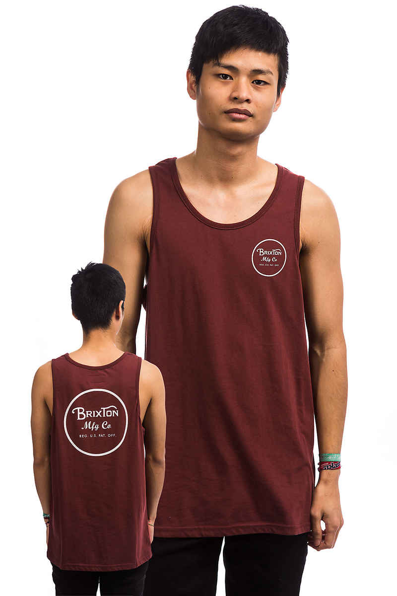 Brixton Wheeler Tank-Top (brick white)