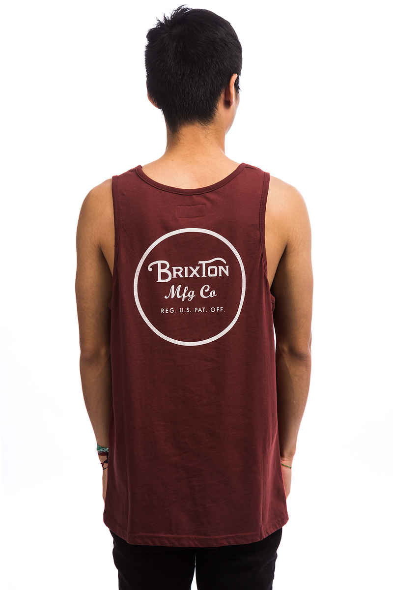Brixton Wheeler Tank-Top (brick white)