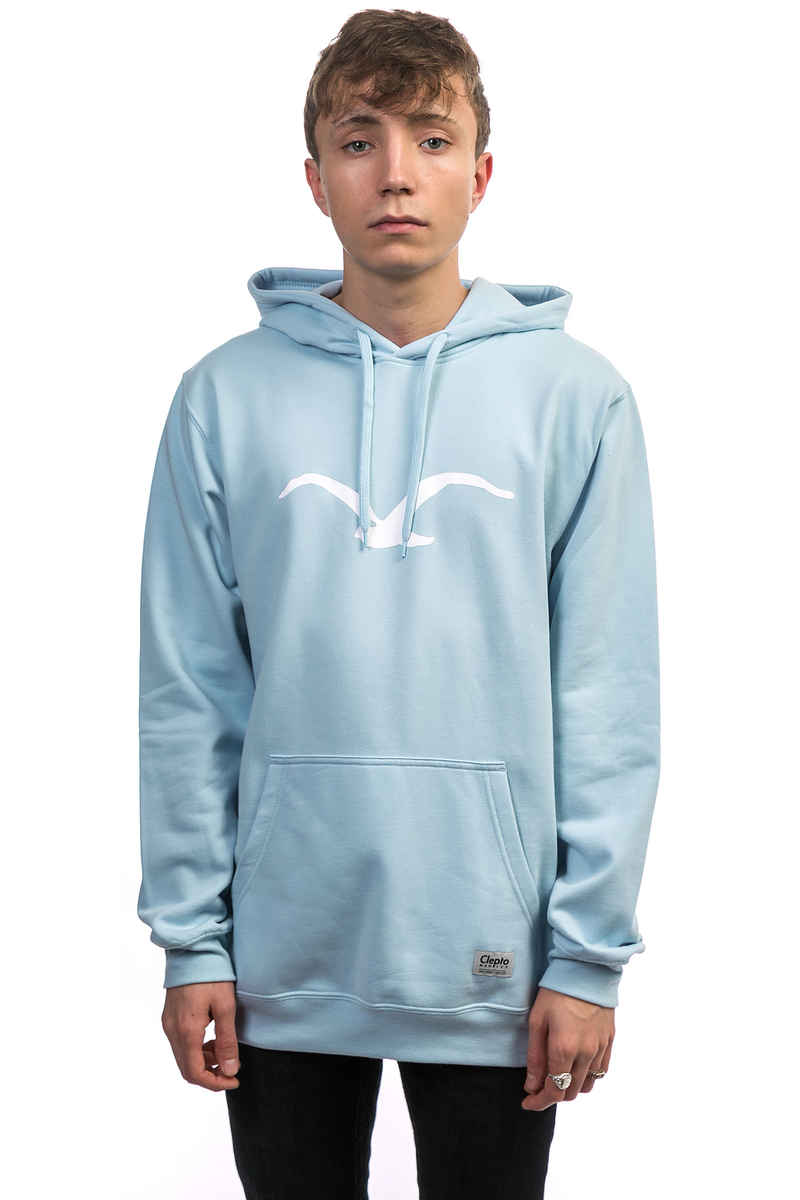 Cleptomanicx Möwe Hoodie (light blue)