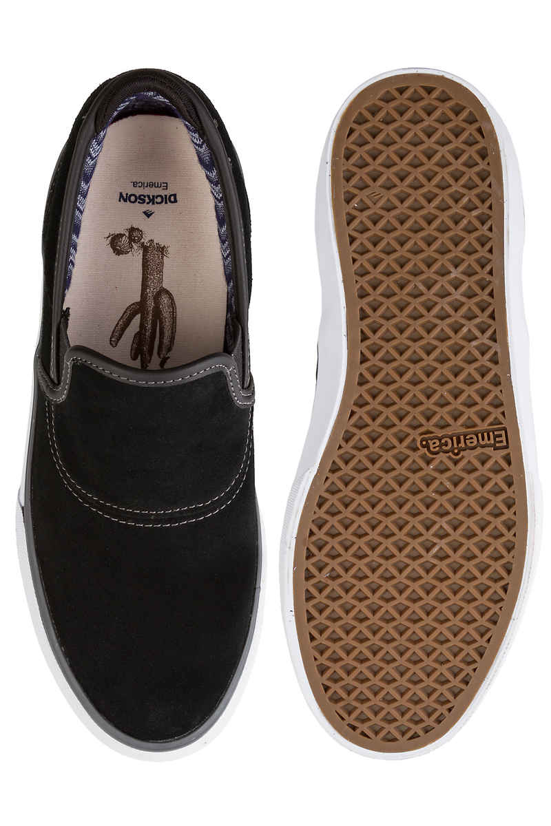 Emerica Wino G6 Slip-On Chaussure (black grey white)