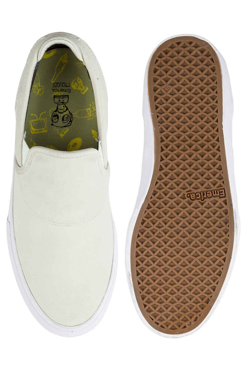 Emerica Wino G6 Slip-On Chaussure (white white)