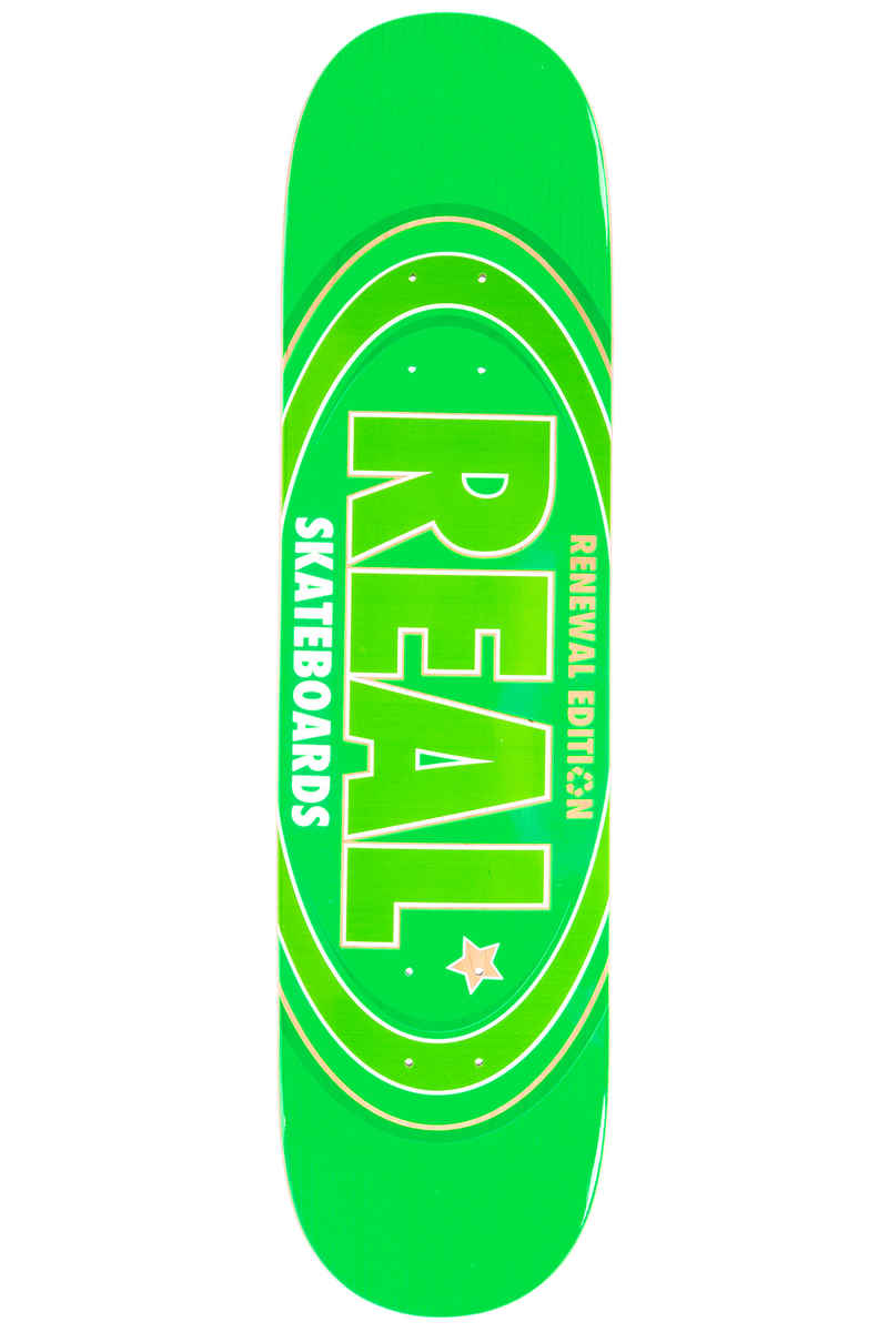 Real Team Oval Remix Renewal 7.75" Deck (green)