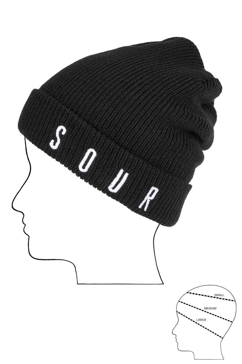 Sour Skateboards Army Emb Gorro (black)