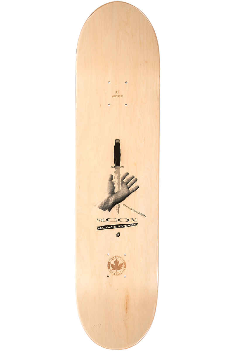 SK8DLX x Volcom Collab 8" Deck (black)