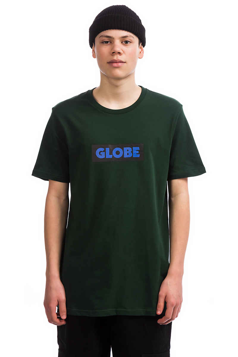 Globe Box T-shirt (bottle green)