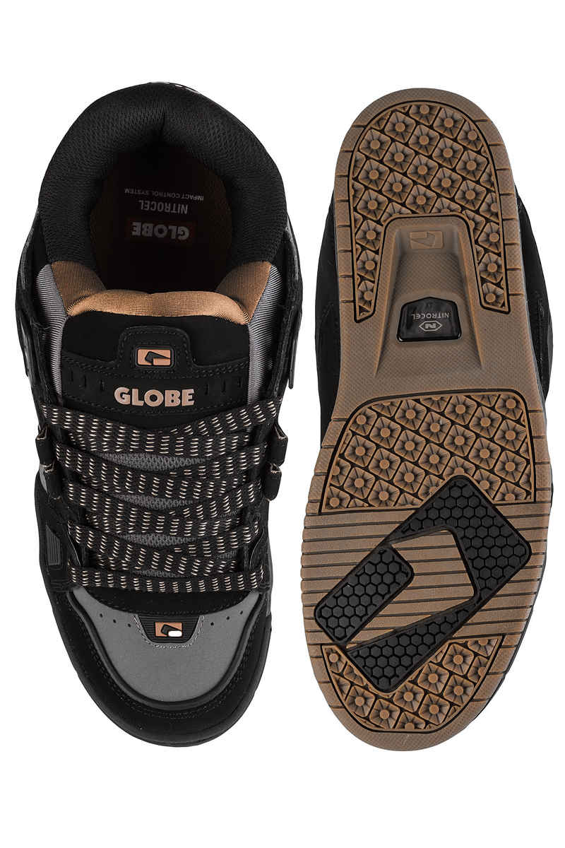 Globe Sabre Schoen (black charcoal woodsmoke brown)