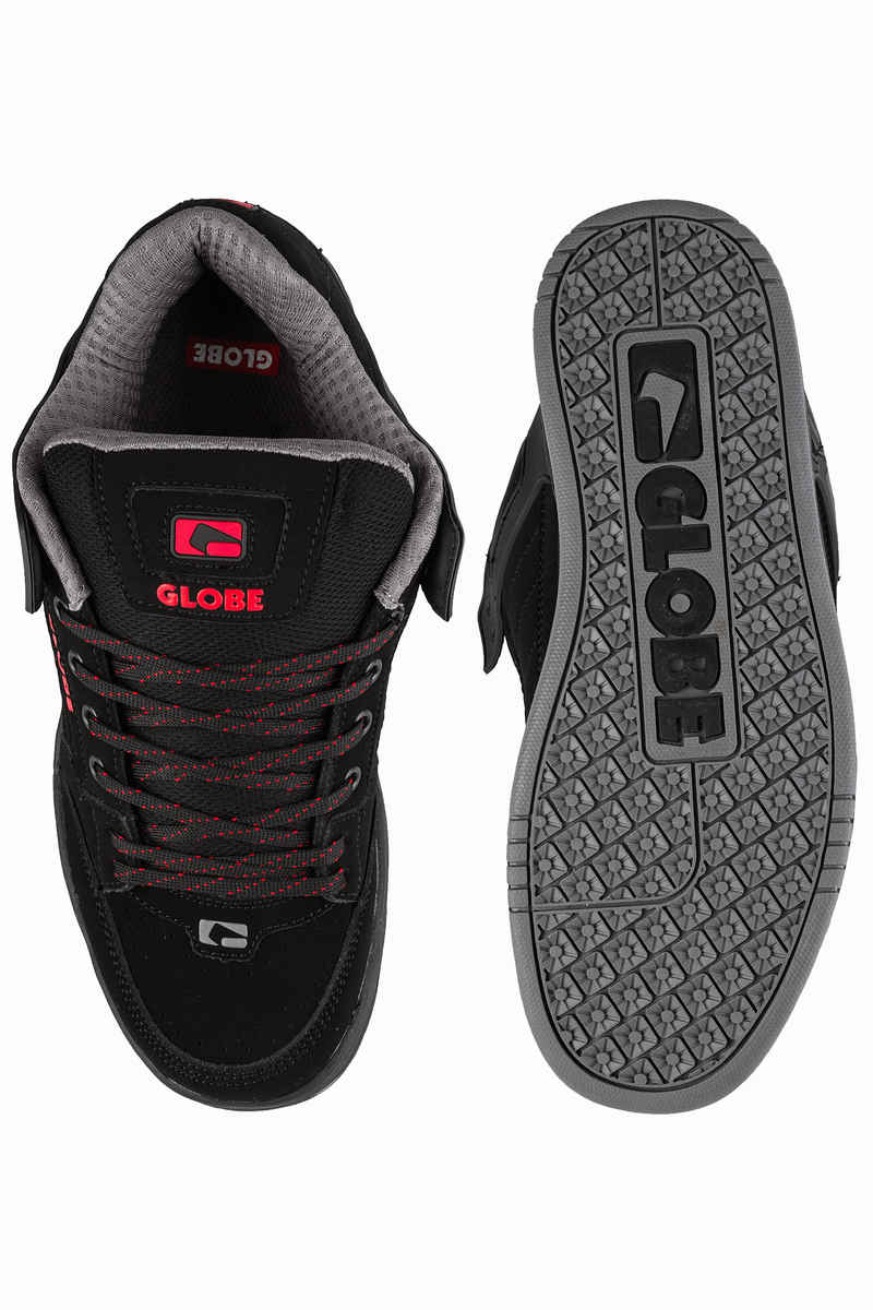 Globe Tilt Schoen (black black red)