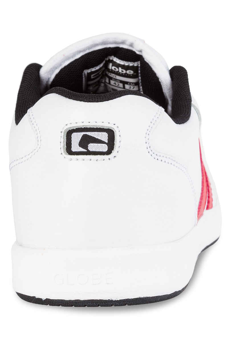 Globe Octave Shoes (white black red)