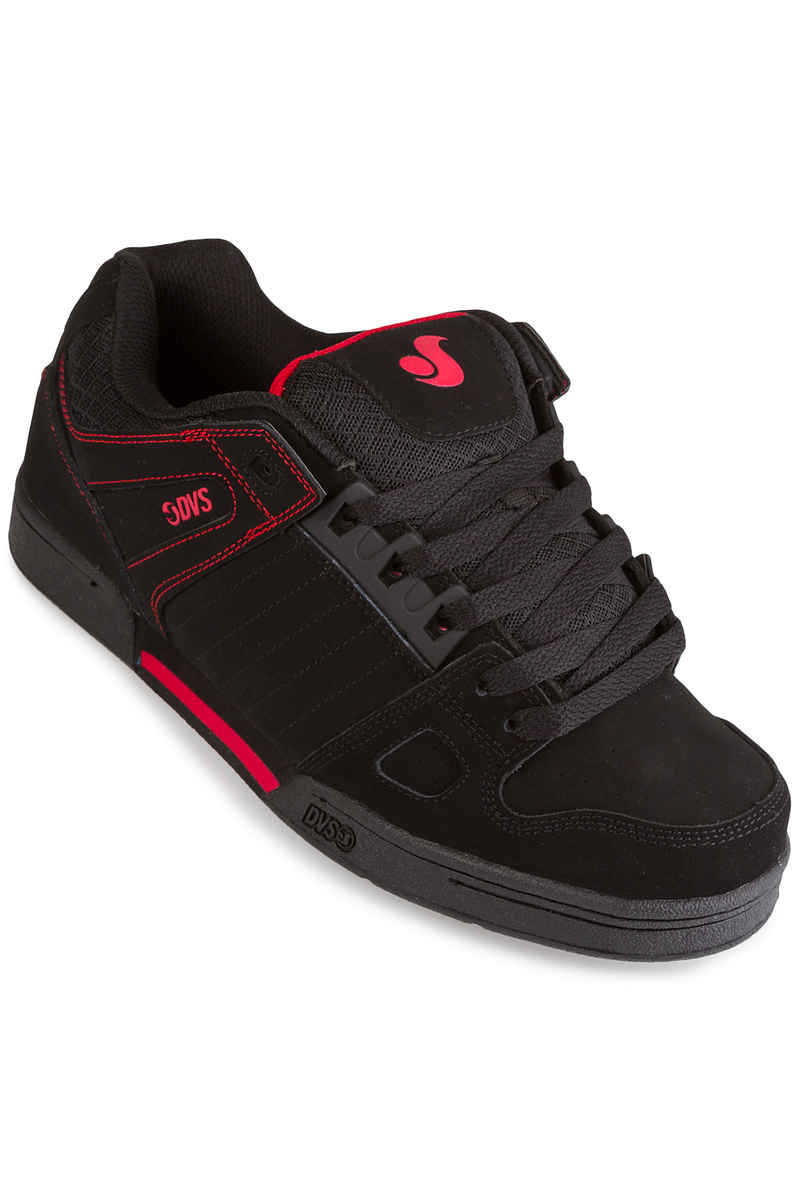 DVS Celsius Nubuck Shoes (black black red)