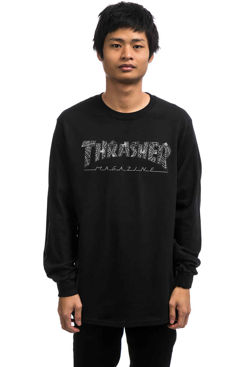 Thrasher Web Camiseta de manga larga (black)